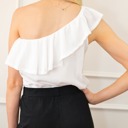  One Shoulder Ruffle Tank | Free Shipping