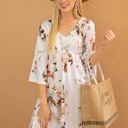  3/4 Sleeve Floral Dress | Free Shipping