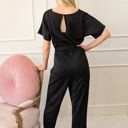  So Glam Belted Jumpsuit - Free Shipping