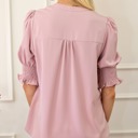  Half Sleeve V-Neck Blouse | Free Shipping