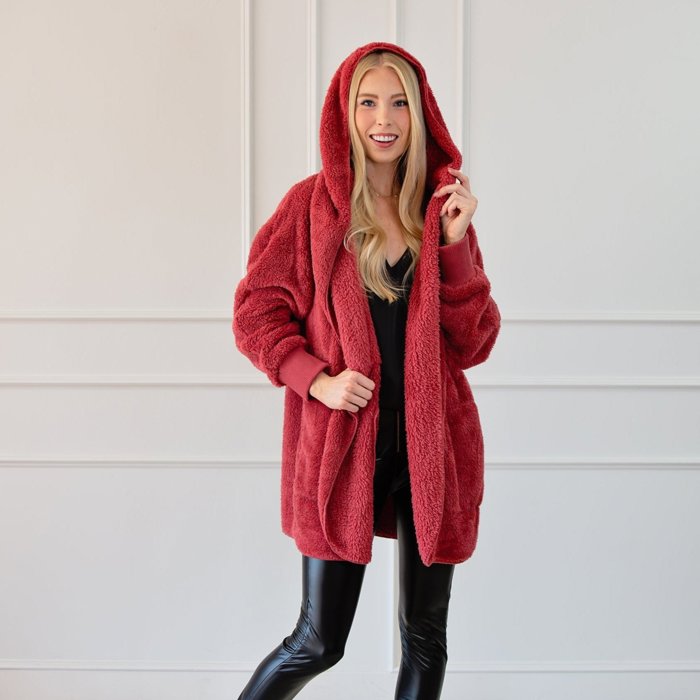 Dream Soft Hooded & Pocketed Jacket | One Size Fits All S-XL