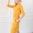  Easy 2 Tone Waist String Dress