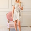  Wrapped Hemline Dress