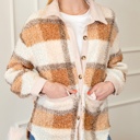  MY DREAM LIFE | Plaid Teddy Jacket | S-2XL
