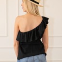  One Shoulder Ruffle Tank | Free Shipping