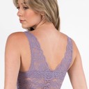 Medium Lavender Seamless Lace Bralette