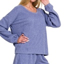 Small Marlin Cozy & Chic Rushed Ribbed Hacci Set 