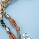 INTR-HEART-B Handmade Scarf Necklace | Free Shipping