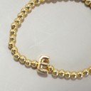  Initial Monogram Bubble Stretch Bead Bracelet | Free Shipping