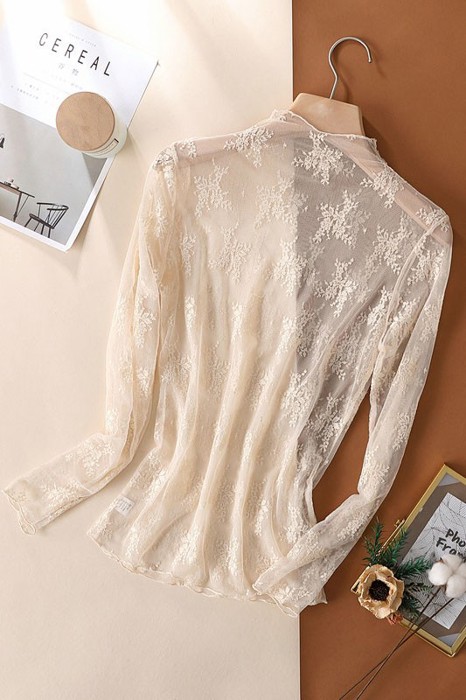 Floral Sheer Lace Trendy Top | S-XL