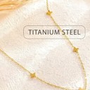  Titanium Steel Mini Cross Necklace | Free Shipping