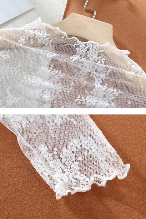 Floral Sheer Lace Trendy Top | S-XL
