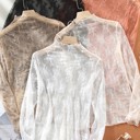  Floral Sheer Lace Trendy Top | S-XL