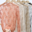  Floral Sheer Lace Trendy Top | S-XL