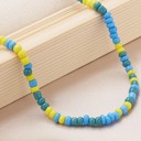  Single Summer Beach  Beaded Necklace