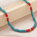  Single Summer Beach  Beaded Necklace