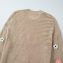  Hello Fall Embroidered Knit Loose Sweater | S-XL