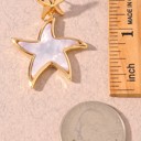  Mother Of Pearl  Starfish Drop Earrings | 2 Colors