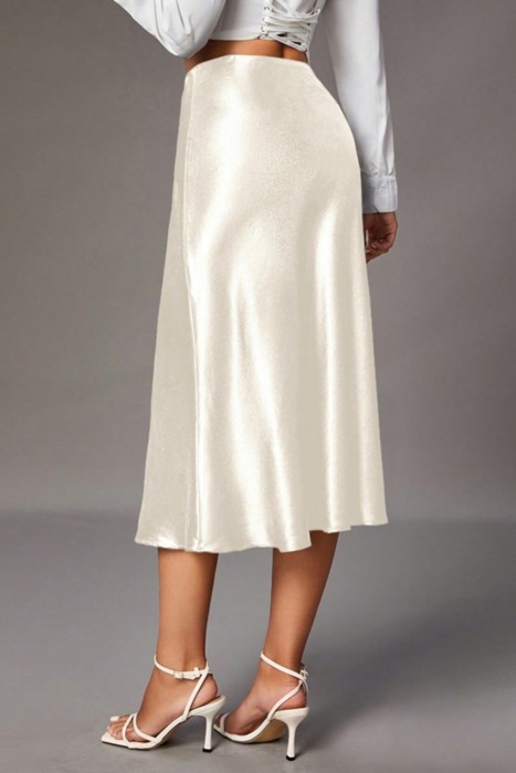 MY DREAM LIFE |The Luxe Satin Midi Skirt | S-XL