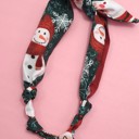 Bow MY DREAM LIFE | CHRISTMAS Handmade Scarf Necklace | Free Shipping
