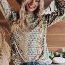  MY DREAM LIFE | Cuff Long Sleeve Blouse