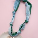 Geometric-N Handmade Scarf Necklace | Free Shipping