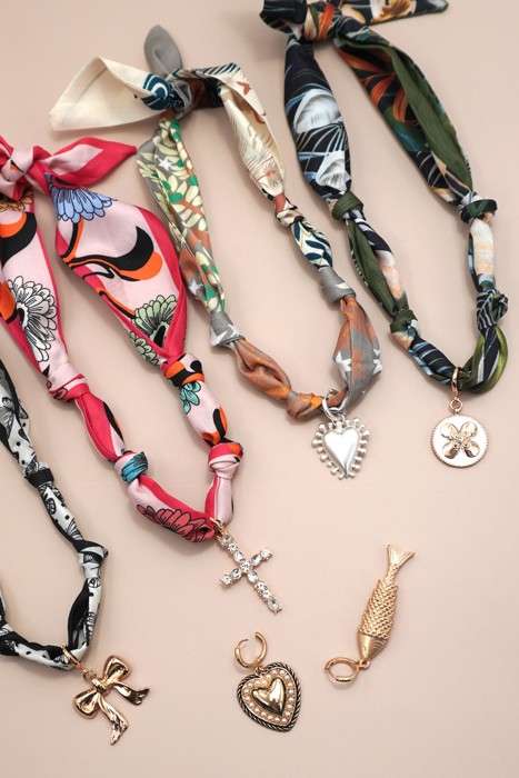 Handmade Scarf Necklace | Free Shipping
