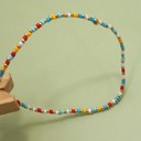  Boho Colorful Ball Beaded Bracelet - Set of 4