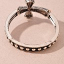  Western Style Rustic Cross Ball Bead Stretch Bracelet