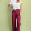  MY DREAM LIFE | Ankle Cropped Exposed Zipper Jeans Like Pants