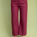  MY DREAM LIFE | Ankle Cropped Exposed Zipper Jeans Like Pants