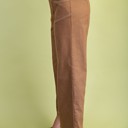  MY DREAM LIFE | Ankle Cropped Exposed Zipper Jeans Like Pants