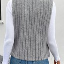  MY DREAM LIFE | Collared Open-Front Teddy Vest | S-XL