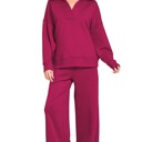  MY DREAM LIFE | Cozy Scuba Collared Pullover & Pants Set