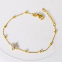  18k Stainless Steel Tarnish Free Gemstone Bracelet