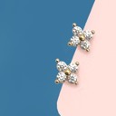  18k Stainless Steel Tarnish Free Stud Earrings