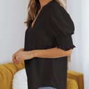  Half Sleeve V-Neck Blouse | Free Shipping