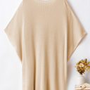  MY DREAM LIFE | Short Sleeve Side Slit Oversized Sweater