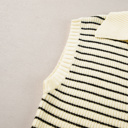  Stripe V-Neck Sweater Vest