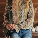 2X Green MY DREAM LIFE | Cuff Long Sleeve Blouse