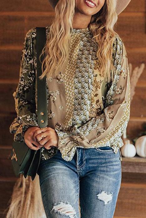 MY DREAM LIFE | Cuff Long Sleeve Blouse