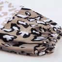  Leopard Bubble Sleeve Top