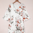  3/4 Sleeve Floral Dress | Free Shipping