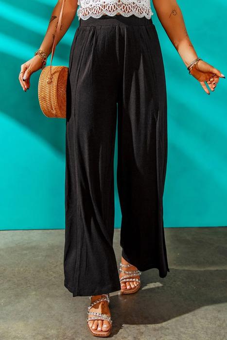 MY DREAM LIFE | Open Leg Mid Waist Pants | S-XL