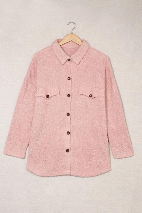 Cozy Button Down Shacket | S-2XL