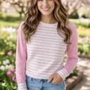  Spring Easy Patchwork Stripe Raglan Top | S-XL