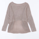  Dolman Long Sleeve Slouchy High Low Top | S-XXL