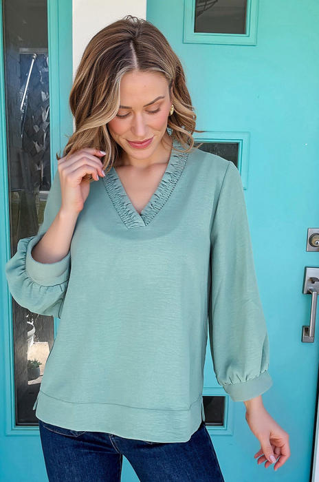 The Effortless Frill Blouse | S-XL