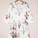  3/4 Sleeve Floral Dress | Free Shipping