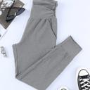  High Waist Pleated Leggings Pants With Pockets | Free Shipping